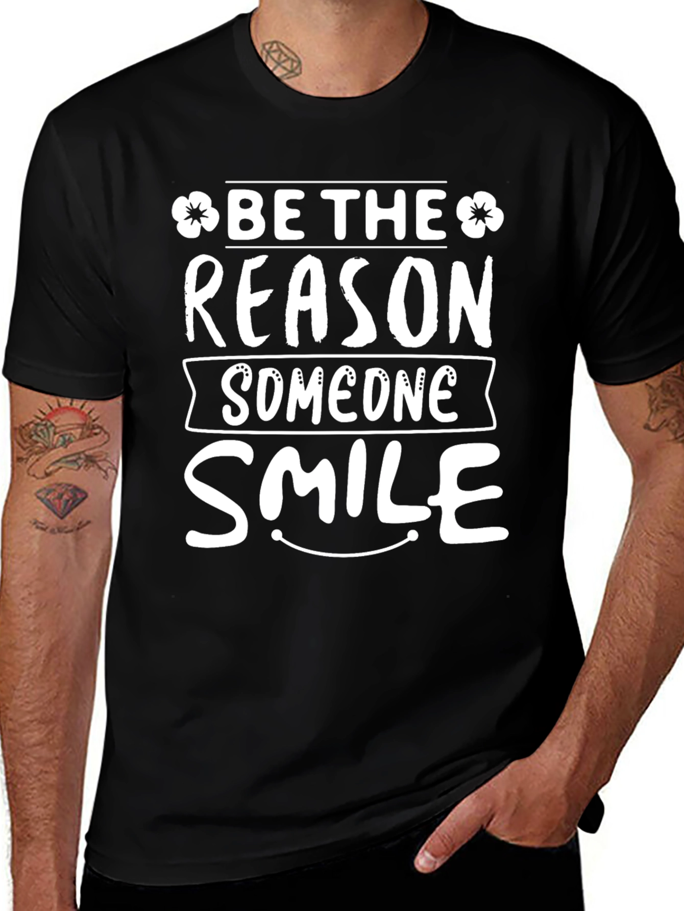 Camiseta Negra Sé La Razón - Inspira Sonrisas
