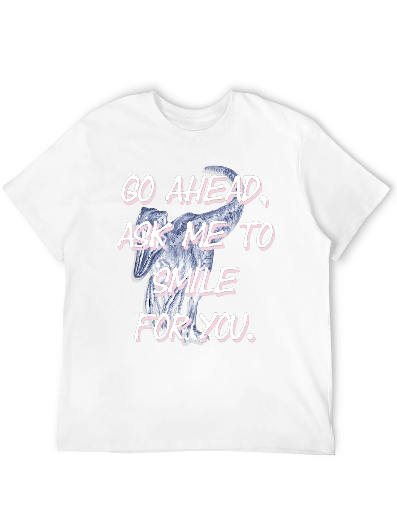 Camiseta Negra con Dinosaurio Sonriente