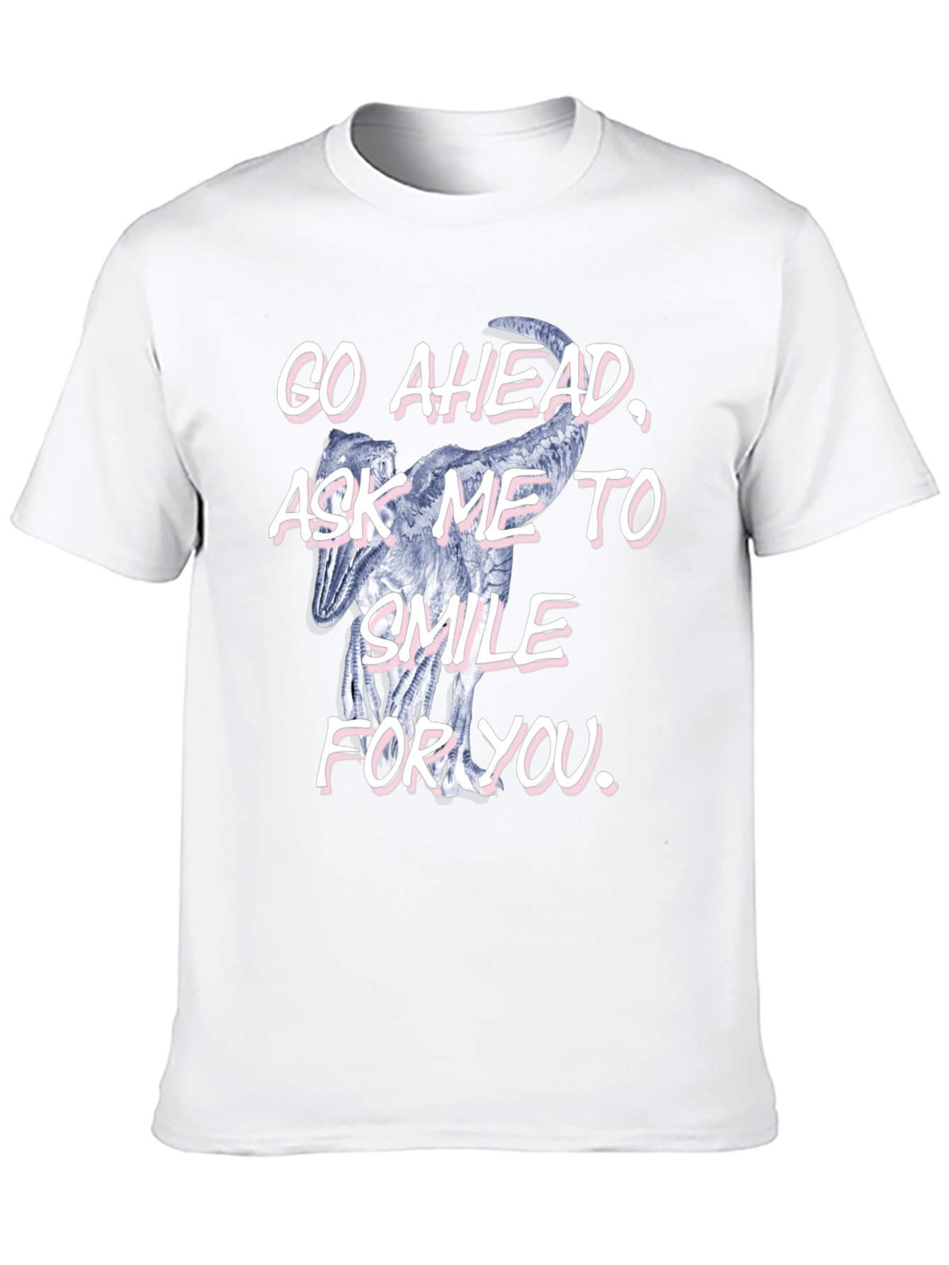 Camiseta Negra con Dinosaurio Sonriente