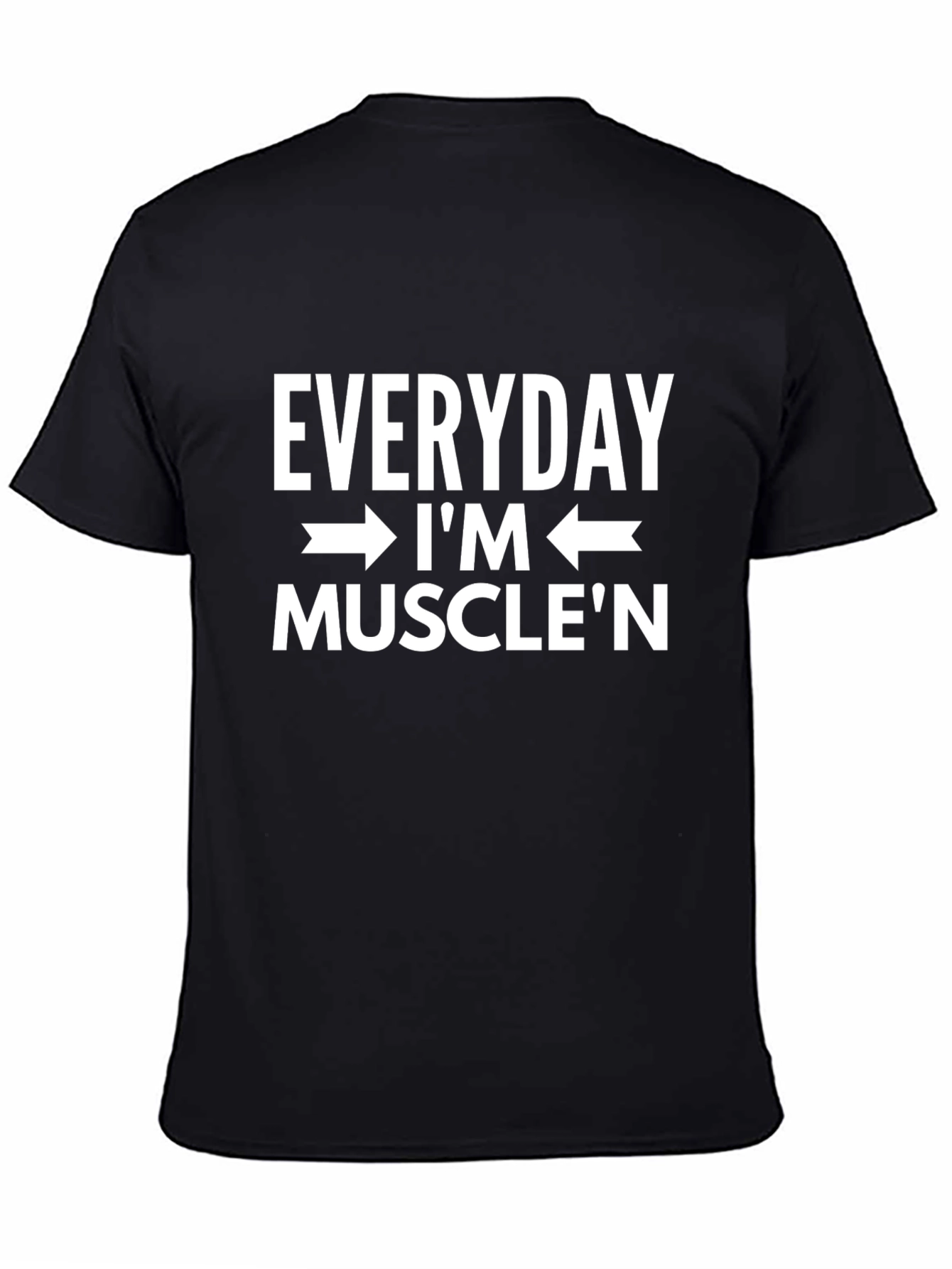 Camiseta Negra Everyday Im MuscleN