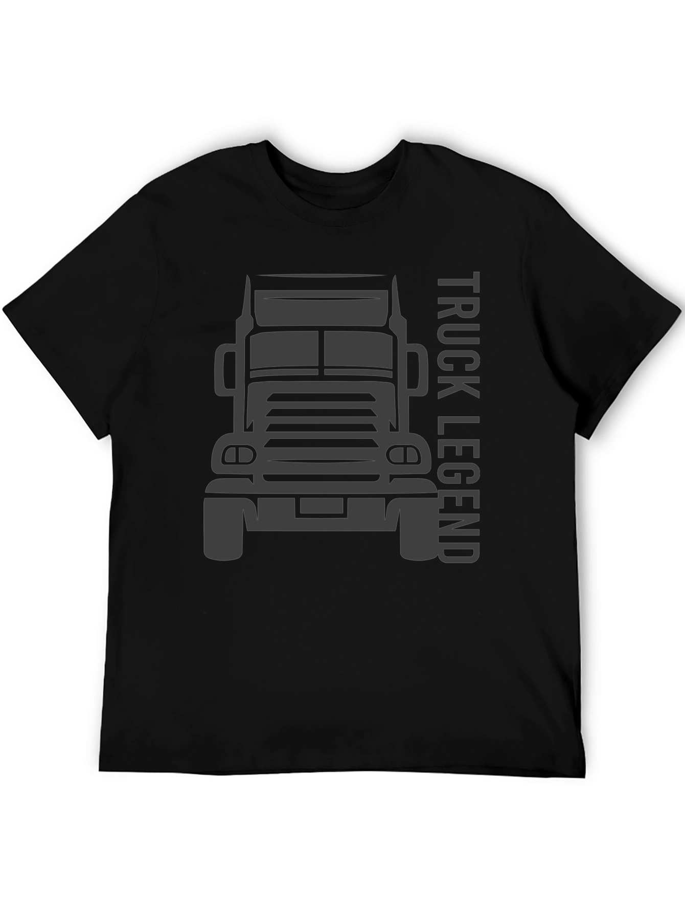 Camiseta Negra Truck Legend para Hombre