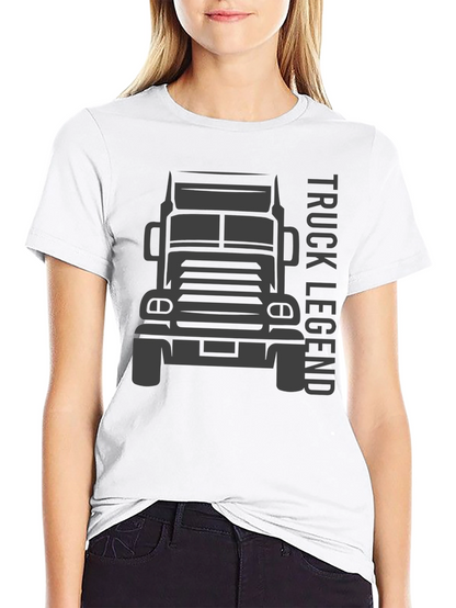 Camiseta Negra Truck Legend para Hombre