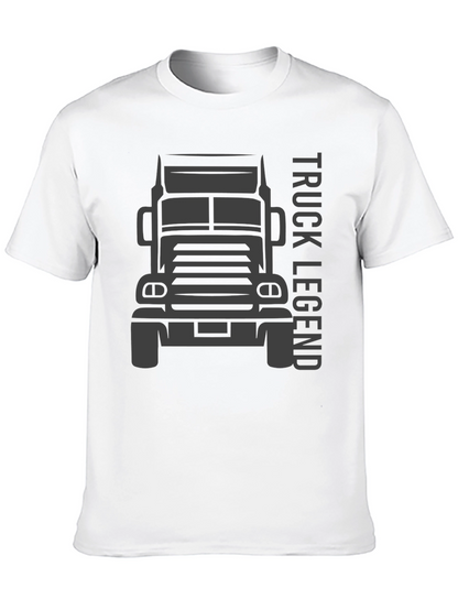 Camiseta Negra Truck Legend para Hombre