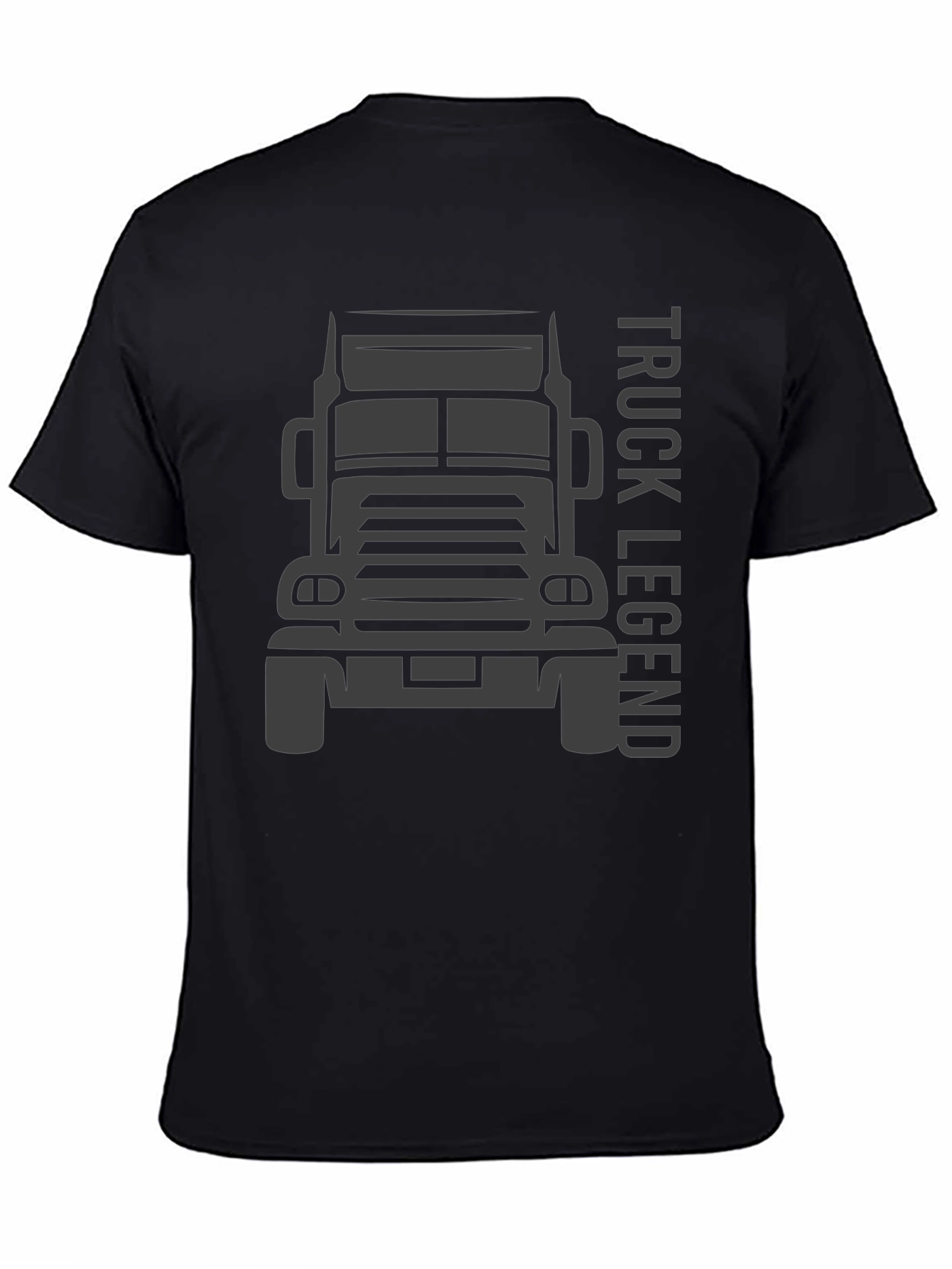 Camiseta Negra Truck Legend para Hombre