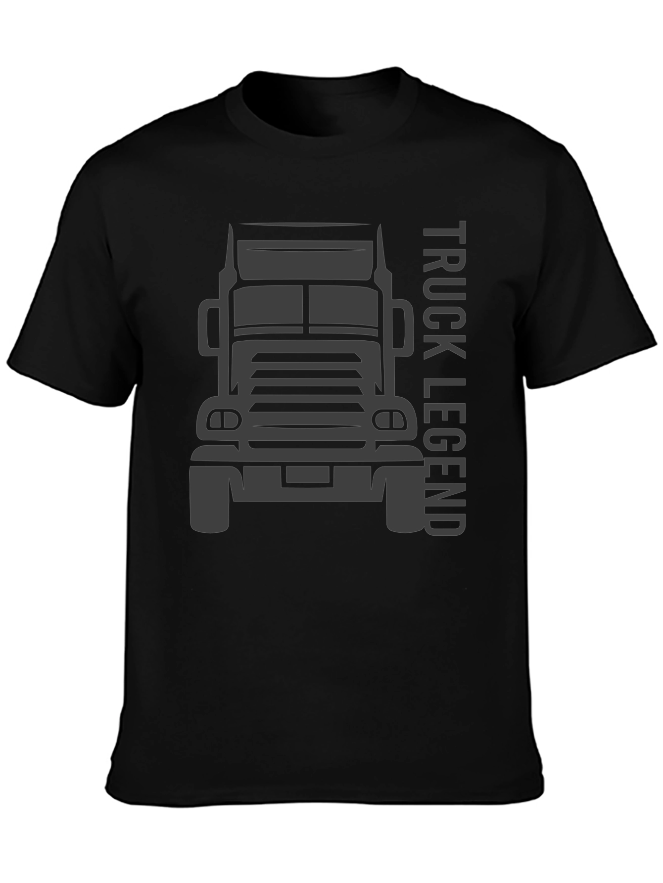 Camiseta Negra Truck Legend para Hombre