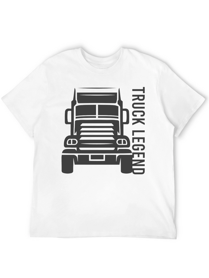 Camiseta Negra Truck Legend para Hombre