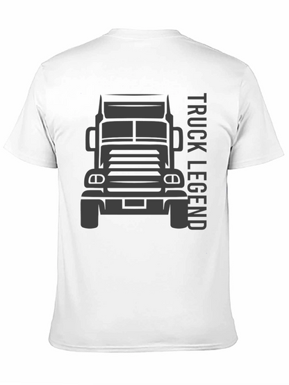 Camiseta Negra Truck Legend para Hombre
