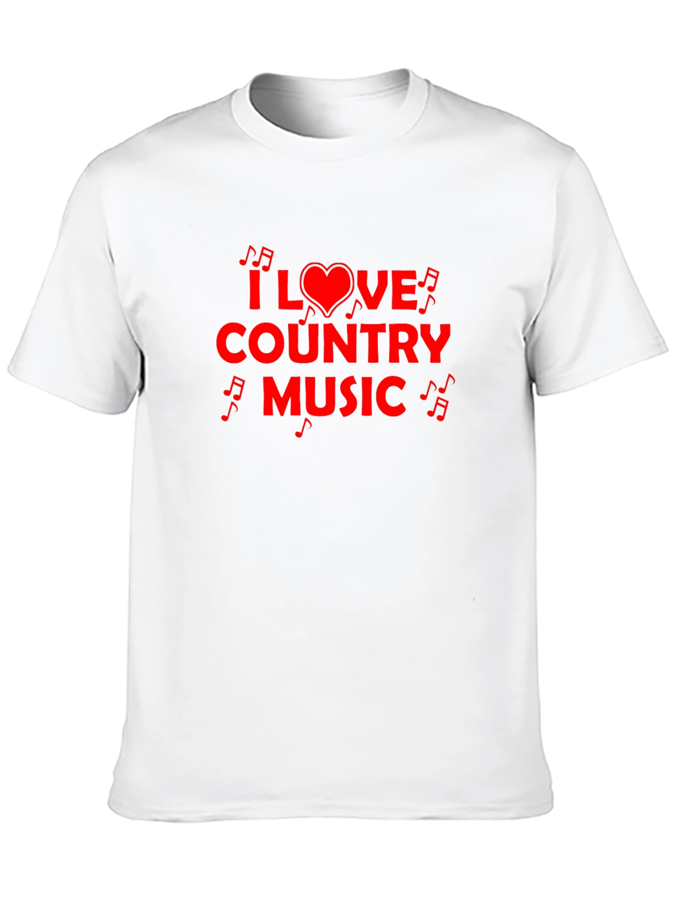 Camiseta Negra I Love Country Music