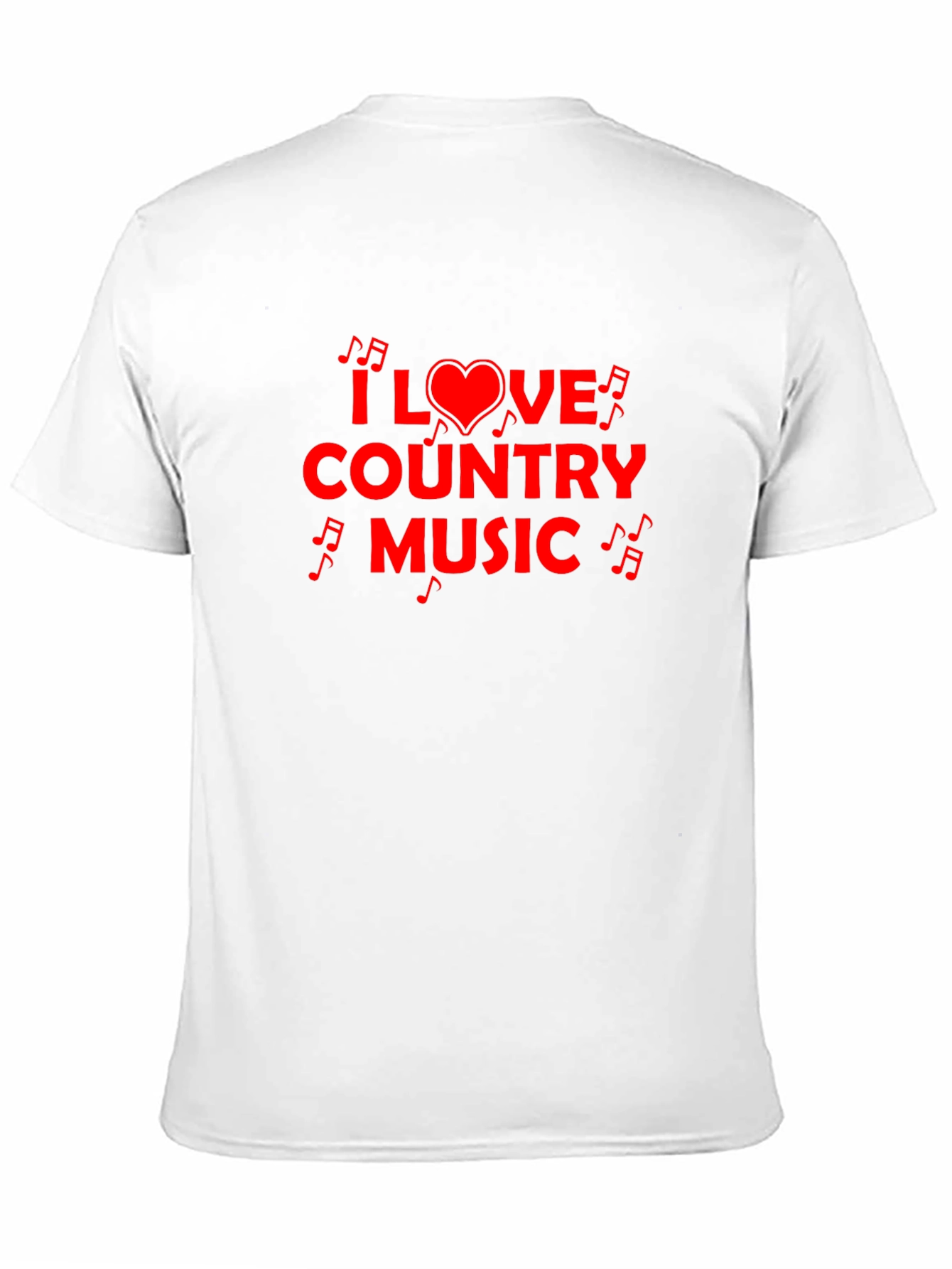 Camiseta Negra I Love Country Music