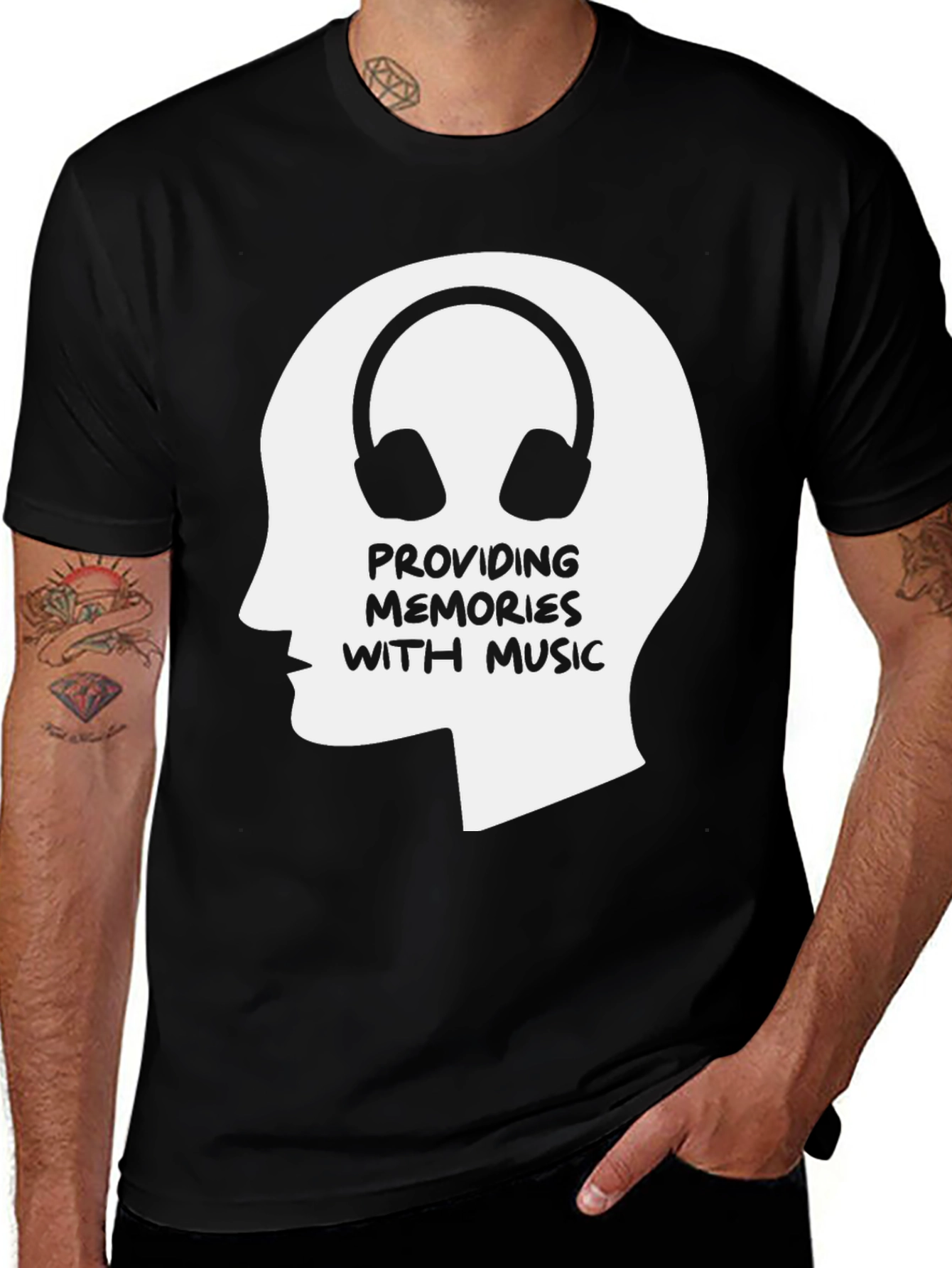 Camiseta Negra: Música y Recuerdos