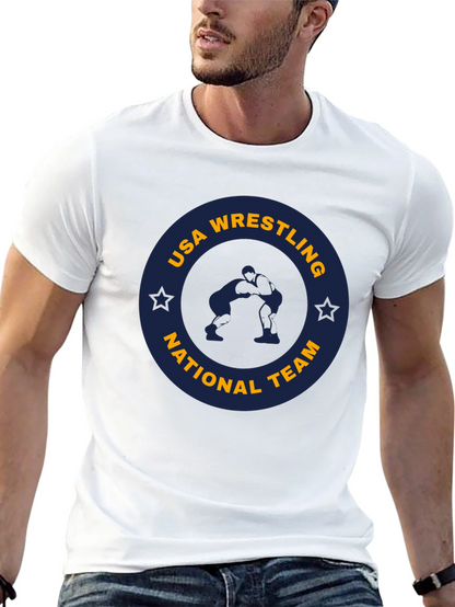 Camiseta Negra USA Wrestling National Team