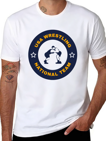Camiseta Negra USA Wrestling National Team