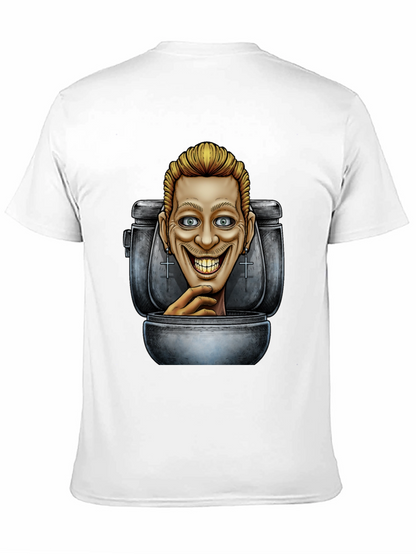 Camiseta Negra con Diseño Humorístico