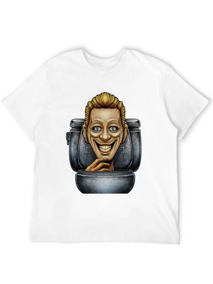 Camiseta Negra con Diseño Humorístico