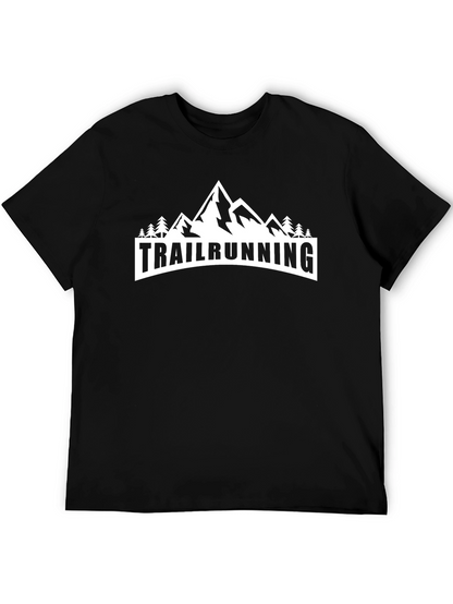 Camiseta Negra Trailrunning Montaña