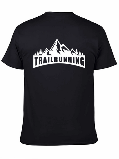 Camiseta Negra Trailrunning Montaña