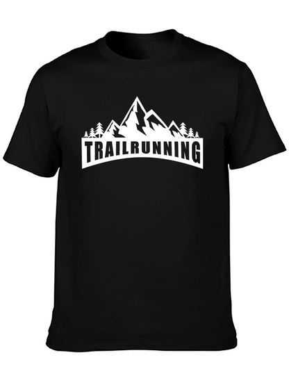 Camiseta Negra Trailrunning Montaña