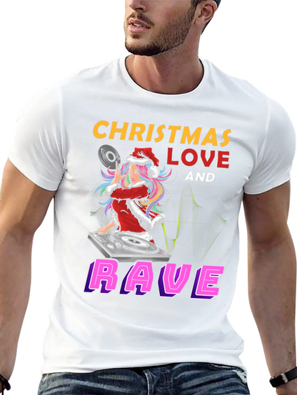 Camiseta Navideña Rave Love