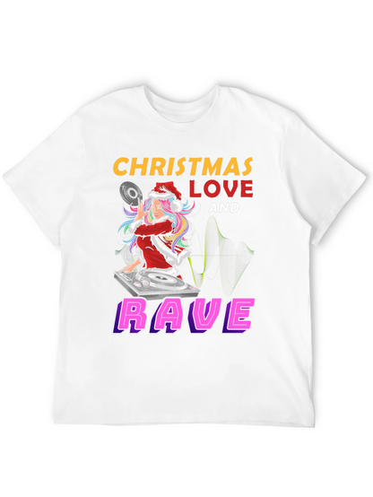 Camiseta Navideña Rave Love