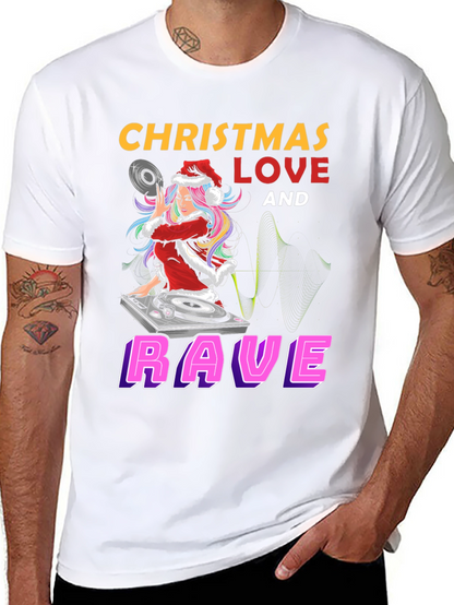 Camiseta Navideña Rave Love