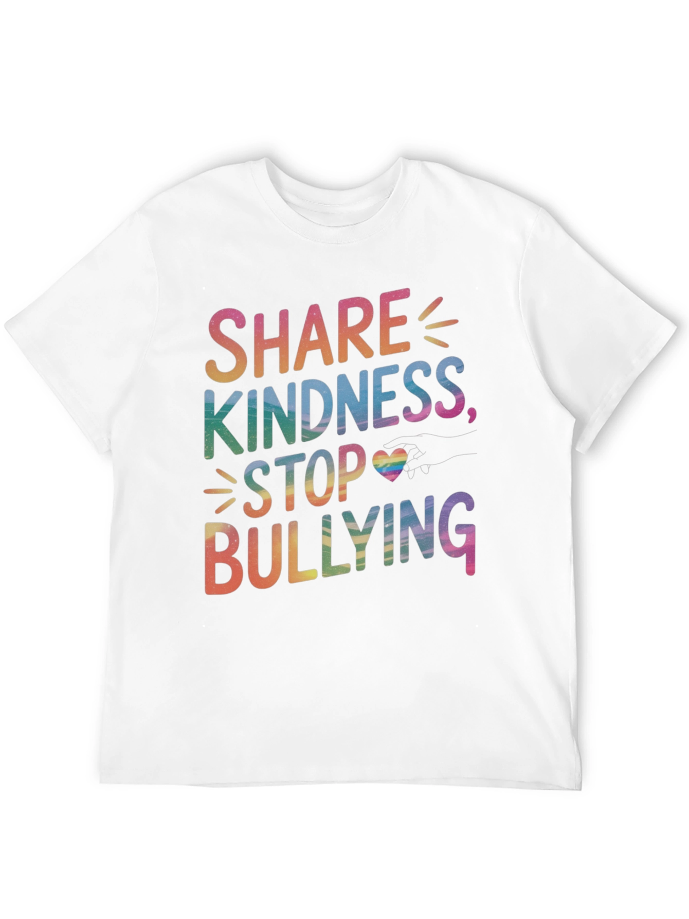 Camiseta Compartir Bondad Detener Bullying