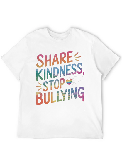 Camiseta Compartir Bondad Detener Bullying