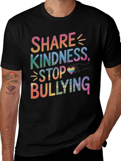 Camiseta Compartir Bondad Detener Bullying
