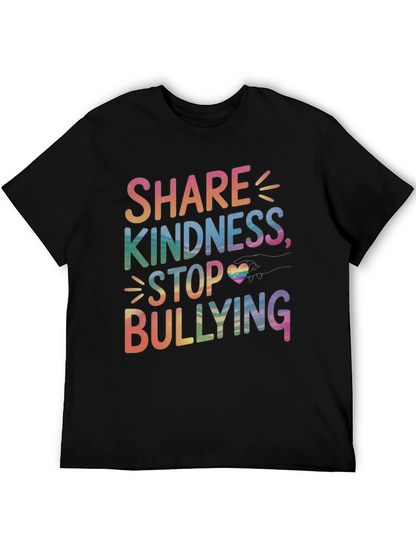 Camiseta Compartir Bondad Detener Bullying