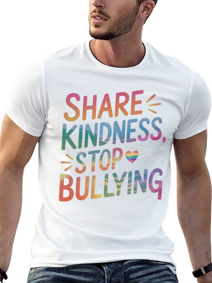 Camiseta Compartir Bondad Detener Bullying