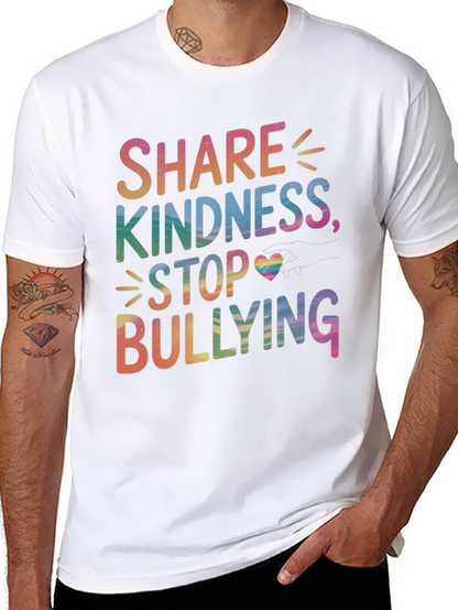 Camiseta Compartir Bondad Detener Bullying