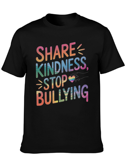 Camiseta Compartir Bondad Detener Bullying