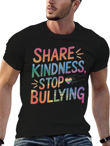 Camiseta Compartir Bondad Detener Bullying
