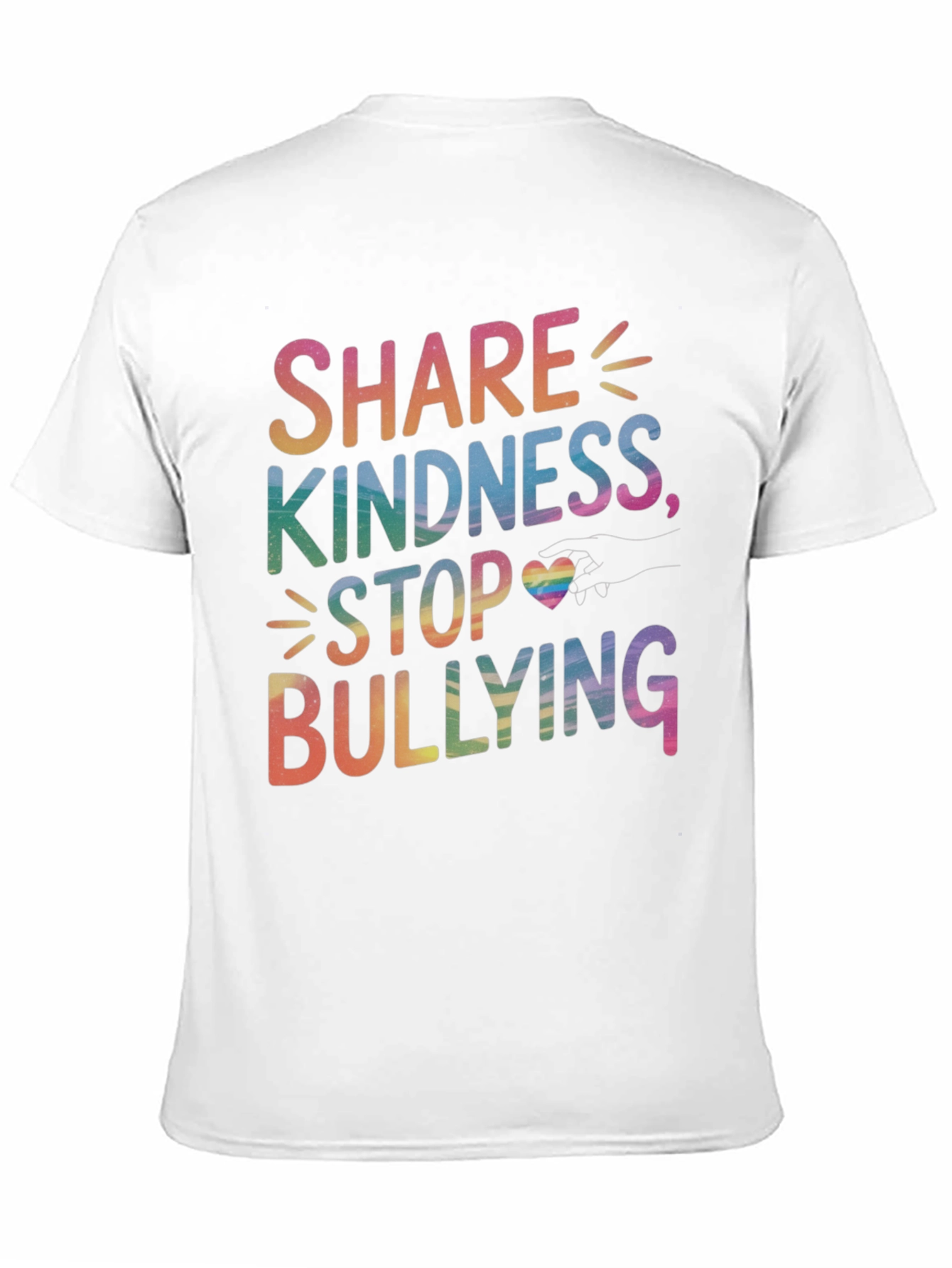 Camiseta Compartir Bondad Detener Bullying