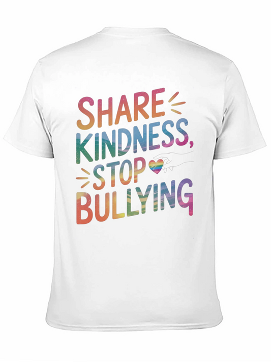 Camiseta Compartir Bondad Detener Bullying