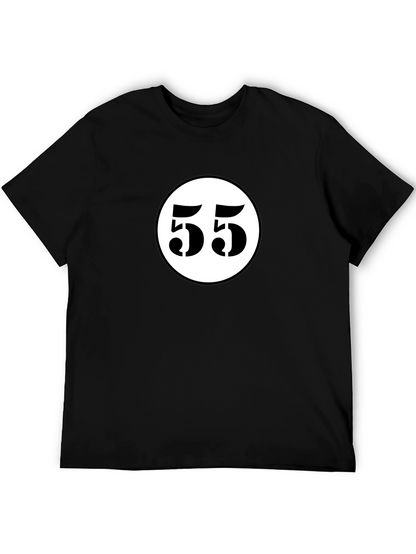 Camiseta Negra con Diseño 55