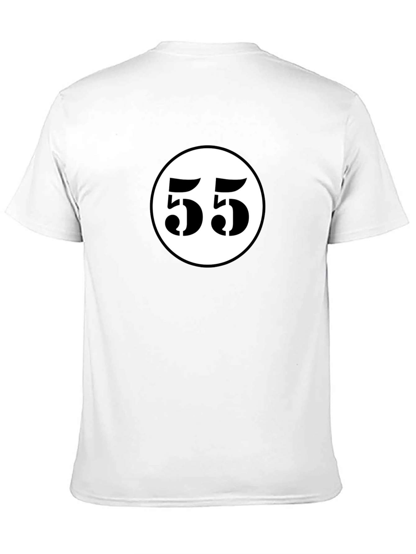 Camiseta Negra con Diseño 55