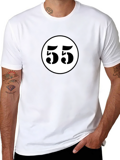 Camiseta Negra con Diseño 55