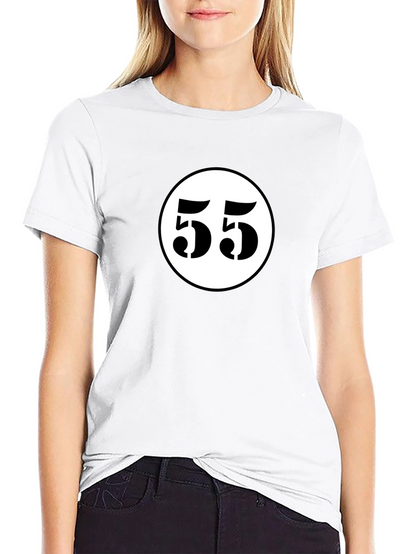 Camiseta Negra con Diseño 55