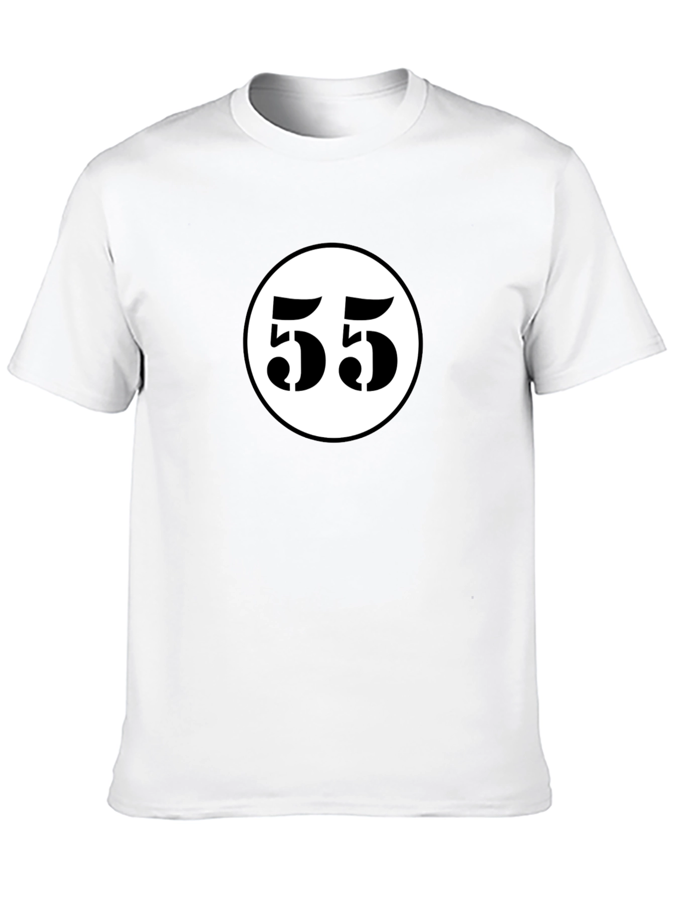 Camiseta Negra con Diseño 55