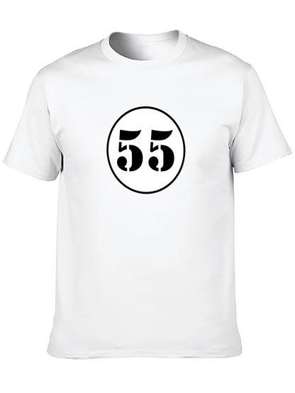 Camiseta Negra con Diseño 55