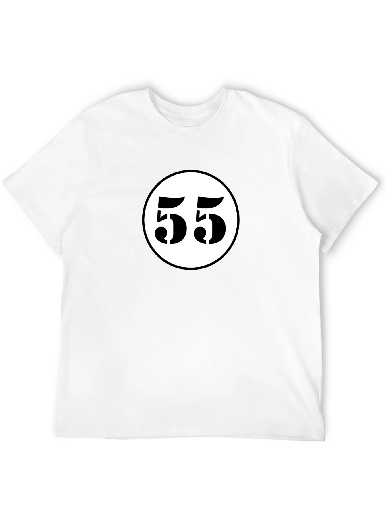 Camiseta Negra con Diseño 55
