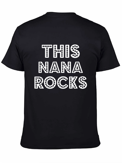 Camiseta Negra This Nana Rocks