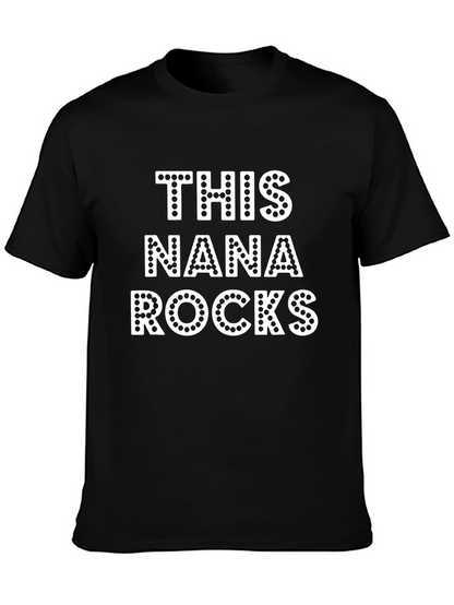 Camiseta Negra This Nana Rocks