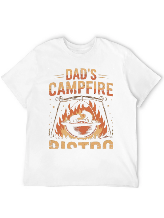 Camiseta Negra Dads Campfire Bistro