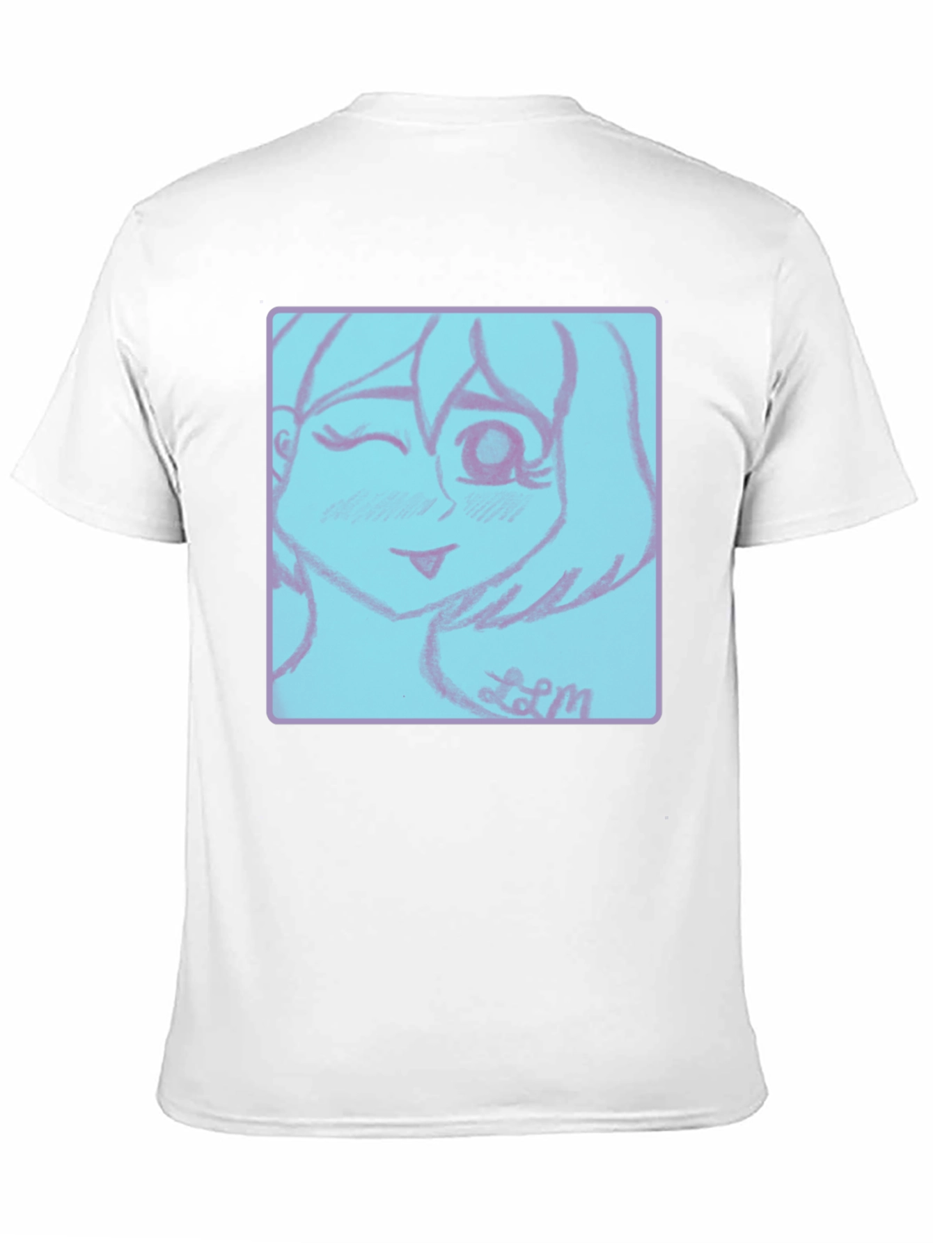 Camiseta Negra con Diseño Anime