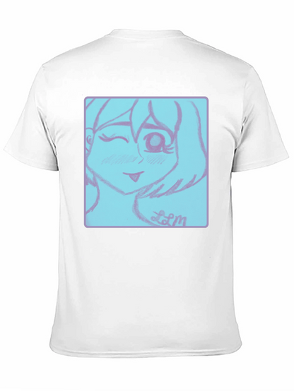 Camiseta Negra con Diseño Anime