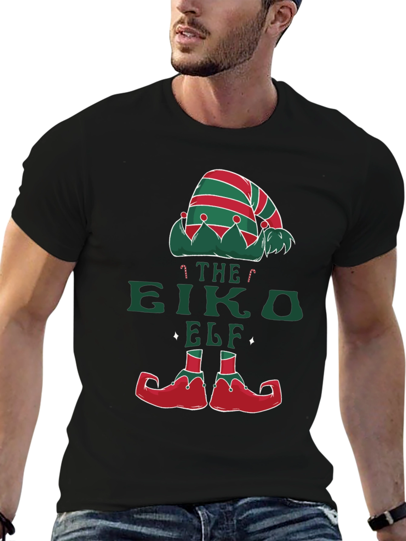Camiseta Elfo Navideño Festiva