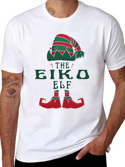 Camiseta Elfo Navideño Festiva