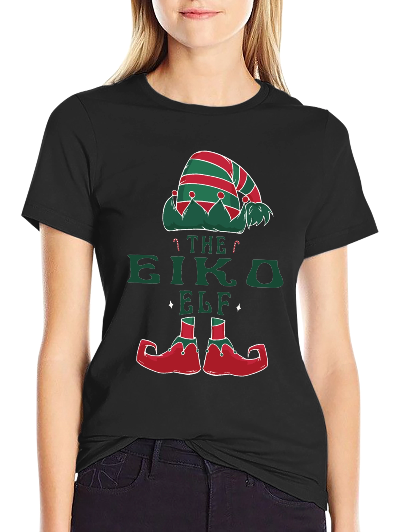 Camiseta Elfo Navideño Festiva