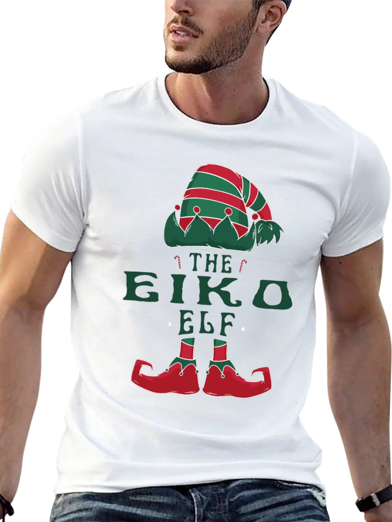 Camiseta Elfo Navideño Festiva